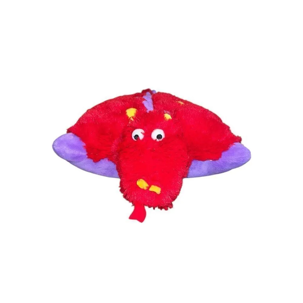 Pillow Pets 2010 Pee-Wees Fiery Dragon 11” plush stuffed animal